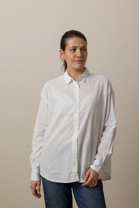 Skjorte - Mist Mix Opal Blue