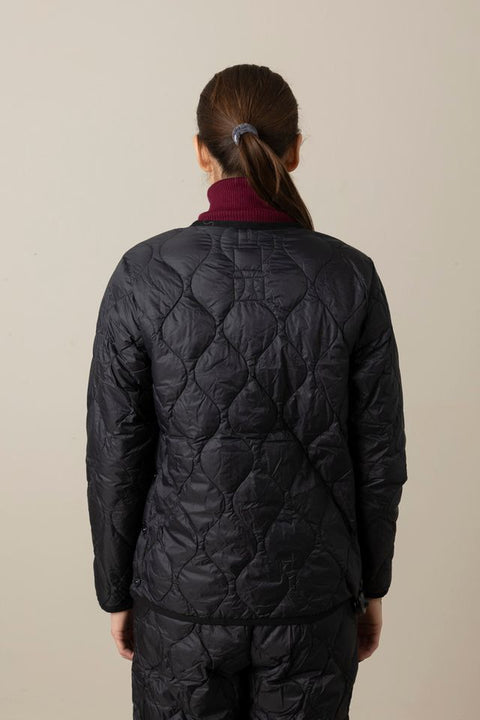 Jakke - Military Crew Neck Down Jacket Black