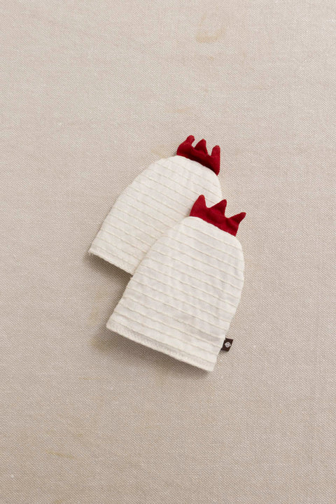 Eggevarmer - Chickens 2pk Off-White