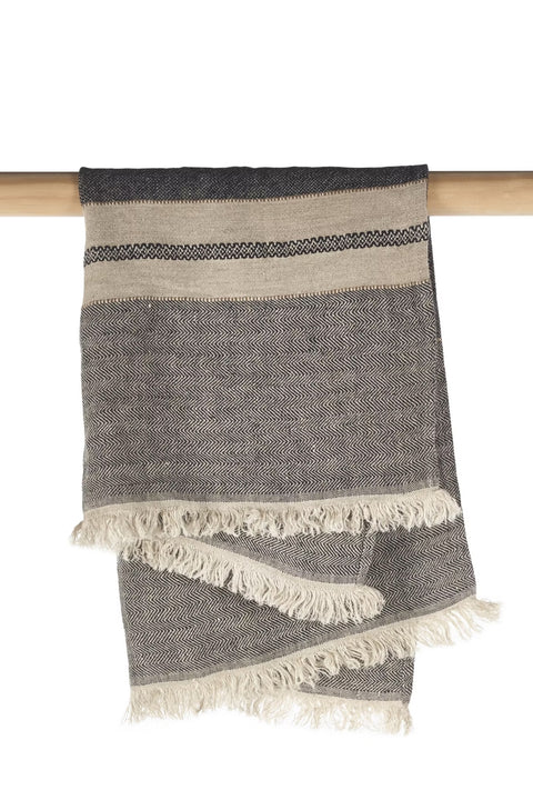 Håndkle - The Belgian 55x65cm Tack Stripe