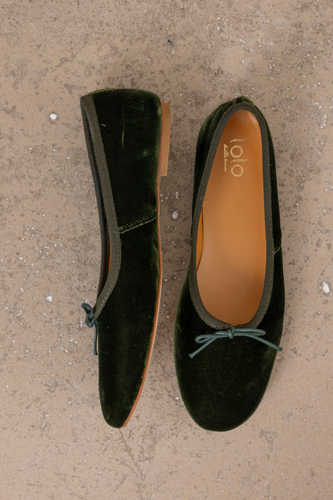 Ballerina - Volcano Velvet Verde Bosco
