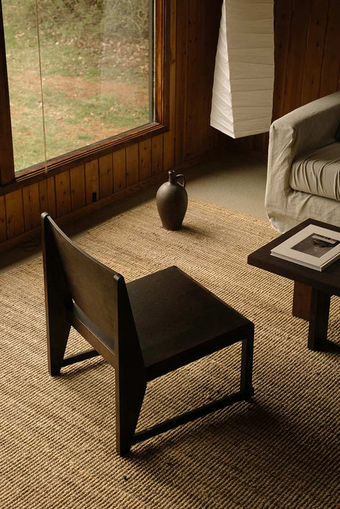 Lenestol - Easy Chair 01 Dark Brown Birch