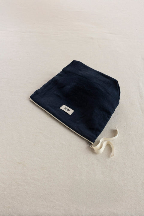 Toalettmappe - Pouch Linen Navy