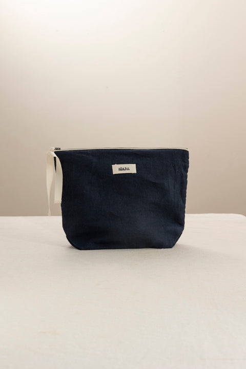 Toalettmappe - Pouch Linen Navy