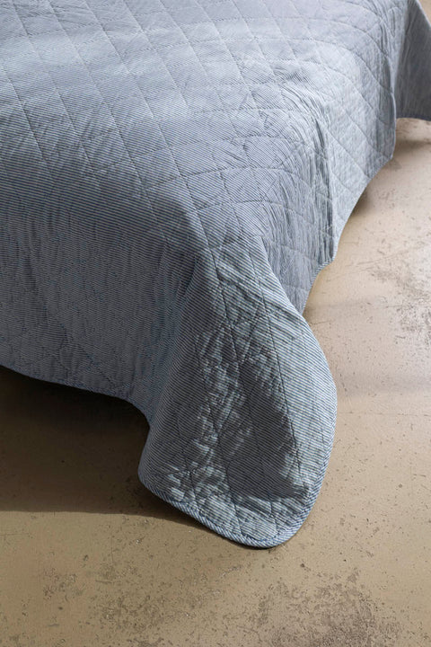 Pledd - Quilt 140x180cm Blå