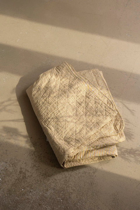 Pledd - Quilt 140x180cm Sennep