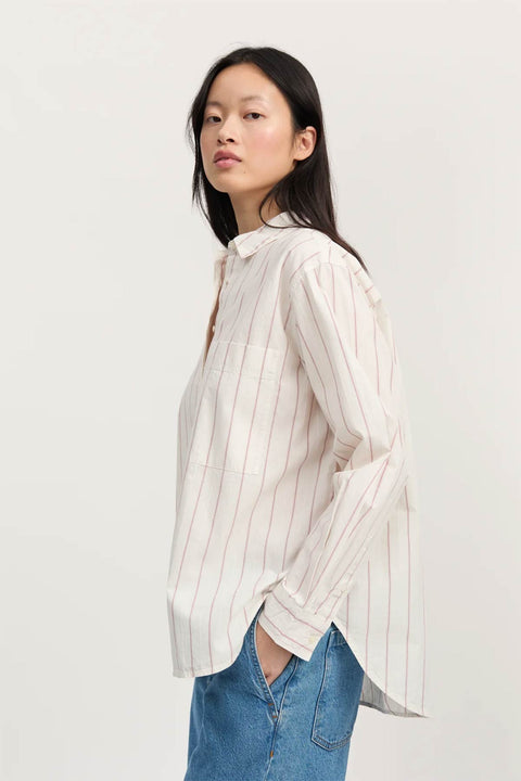 Skjorte - Lynette Shirt Champetra Mix Merlot