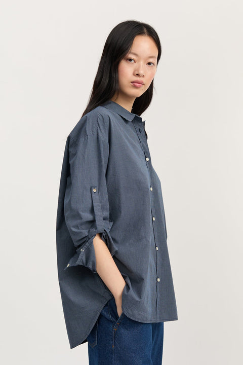 Skjorte - Shirt Navy Check