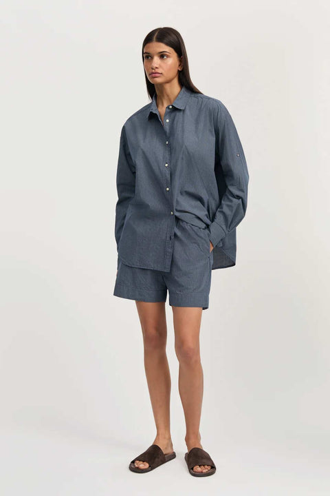 Skjorte - Shirt Navy Check