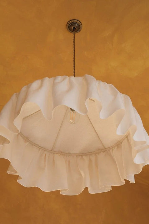 Lampeskjerm - Tangier Pantry White
