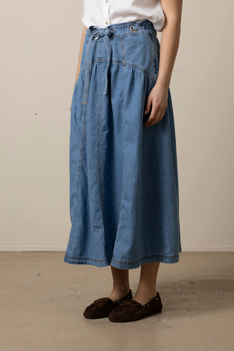 Skjørt - Lonia Light Used Blue