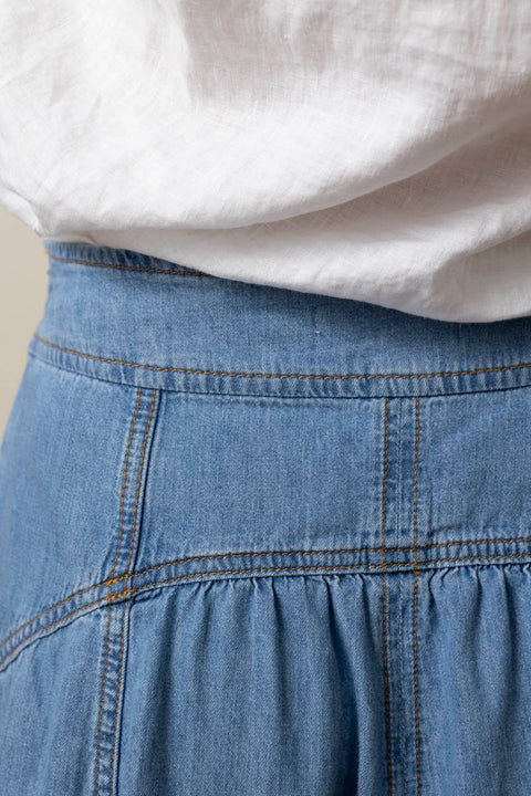 Skjørt - Lonia Light Used Blue