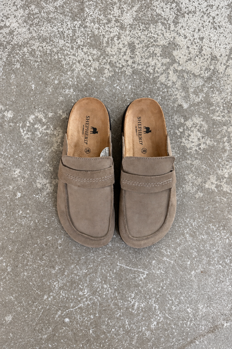 Clogs - Petra Taupe Mocka