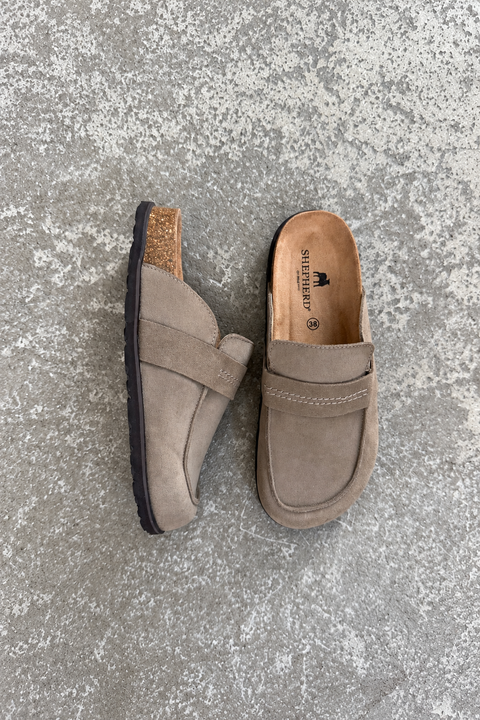 Clogs - Petra Taupe Mocka
