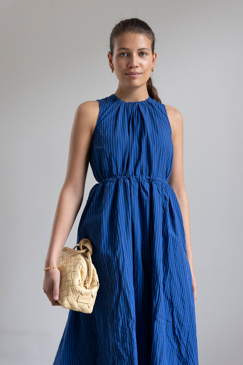Kjole - Cotton Poplin Stripe Dress