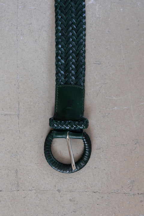 Belte - Wrapped Leather Buckle Forest