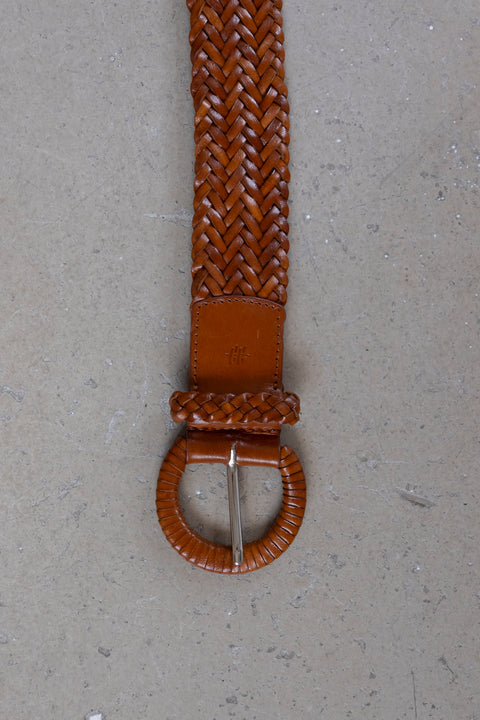 Belte - Wrapped Leather Buckle Tan