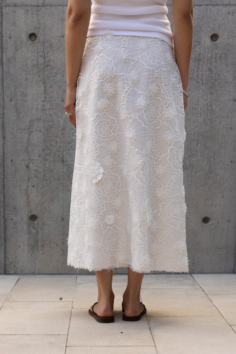 Skjørt - Sheer Meadow Skirt Pure White