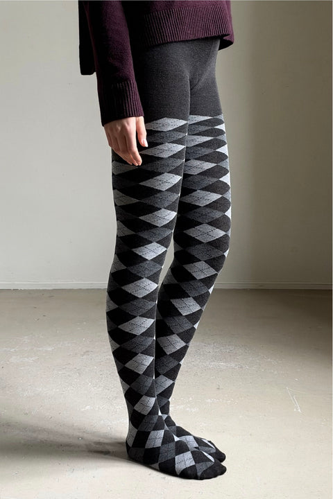 Strømpebukse - Harlekin New Dark Brown