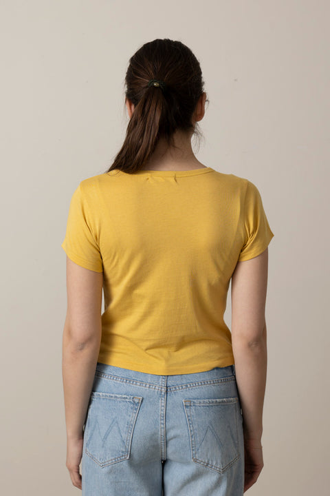 T-skjorte - Short Sleeve Baby Tee Saffron