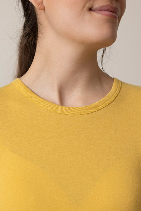 T-skjorte - Short Sleeve Baby Tee Saffron