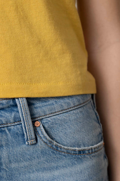 T-skjorte - Short Sleeve Baby Tee Saffron