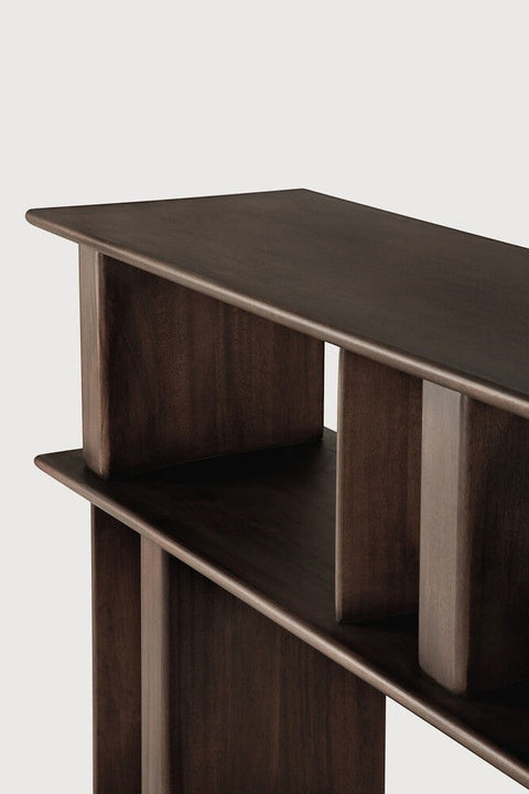 Konsollbord - Block Sofa Console Mahogany Espresso Matte