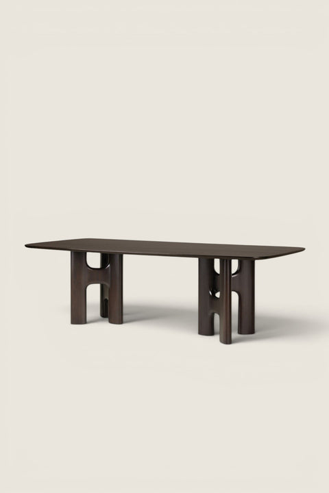 Spisebord - Flow Dining Table 250cm Mahogany Rose Brown