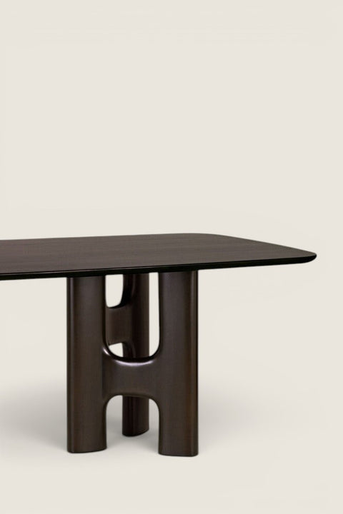 Spisebord - Flow Dining Table 220cm Mahogany Rose Brown