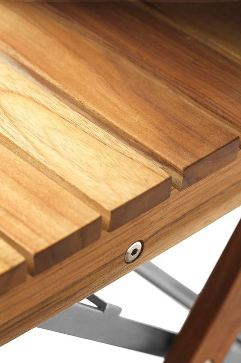 Spisestol - M23 Lilleø Teak/Rustfritt Stål