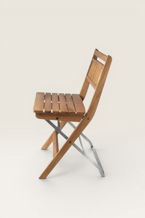 Utebenk - M24 Lilleø Teak/Rustfritt Stål