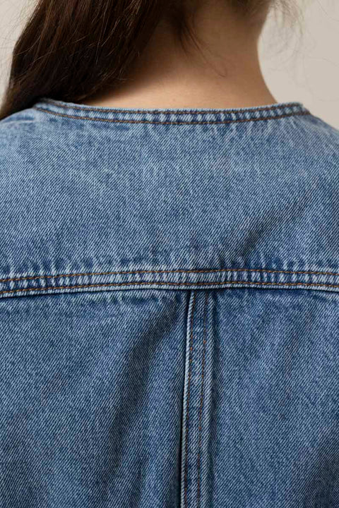 Jakke - The Nipped Collarless Jacket Umbria