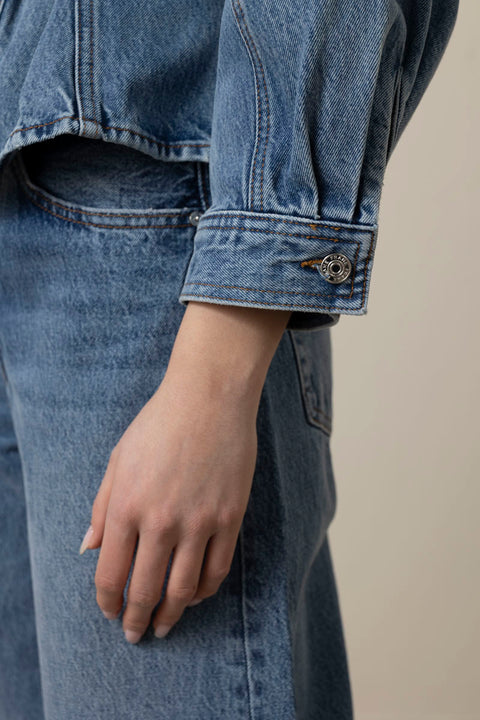 Jakke - The Nipped Collarless Jacket Umbria