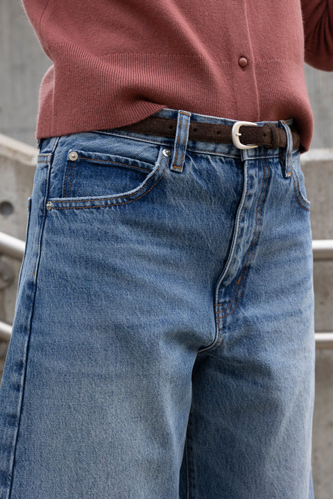 Jeans - The Bubble Crop Rapture Raw Fray