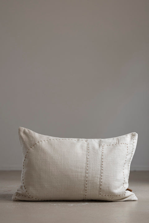 Putetrekk - Darn Cushion Cover Rectangular 40x60cm Natural