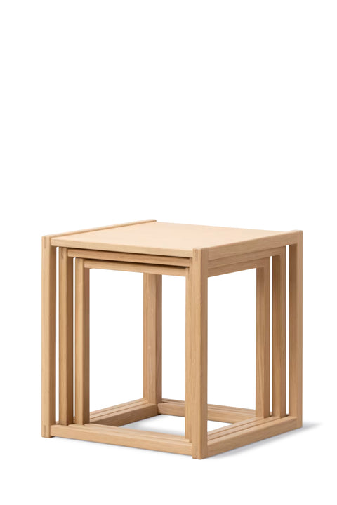 Sidebord - BM375 Nesting Tables 3pk Lysoljet Eik