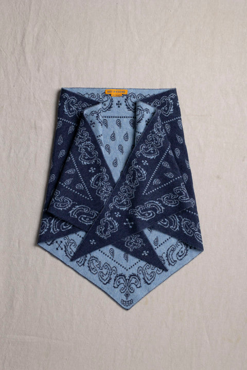 Skjerf - The Wild Rag Indigo Blue/Light Blue