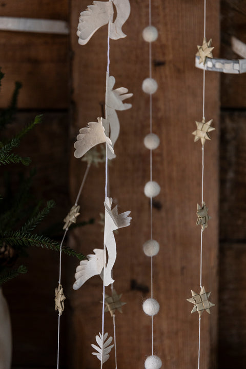 Girlander - Due Hvit