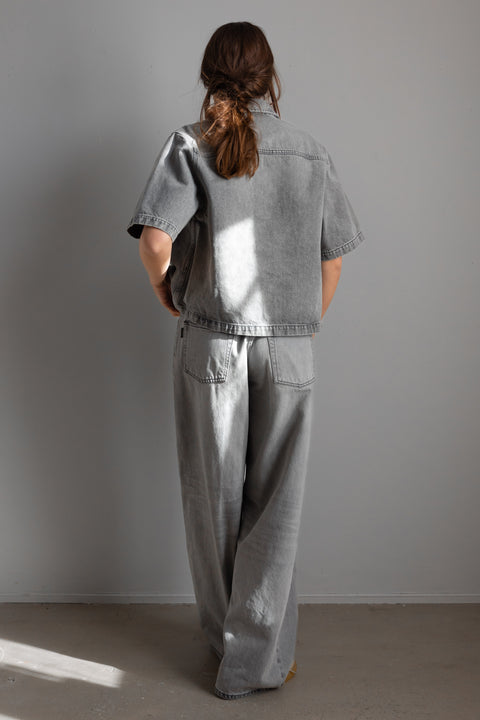 Skjorte - Olive Palermo Grey