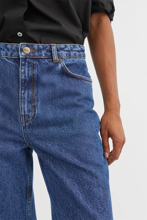 Jeans - Maddy Straight Jeans Mid Blue