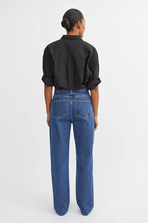 Jeans - Maddy Straight Jeans Mid Blue