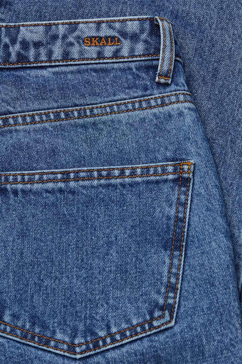 Jeans - Maddy Straight Jeans Mid Blue