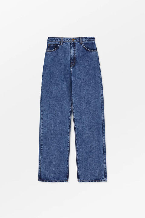 Jeans - Maddy Straight Jeans Mid Blue