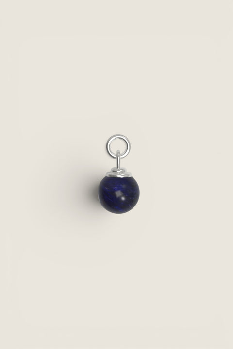 Anheng - Lolly Charm Small Lapis Silver