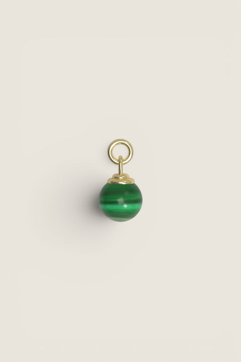 Anheng - Lolly Charm Small Malachite Plated