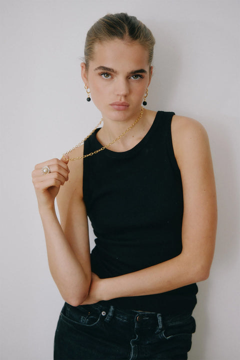 Halskjede - Cable Necklace II 60cm Plated