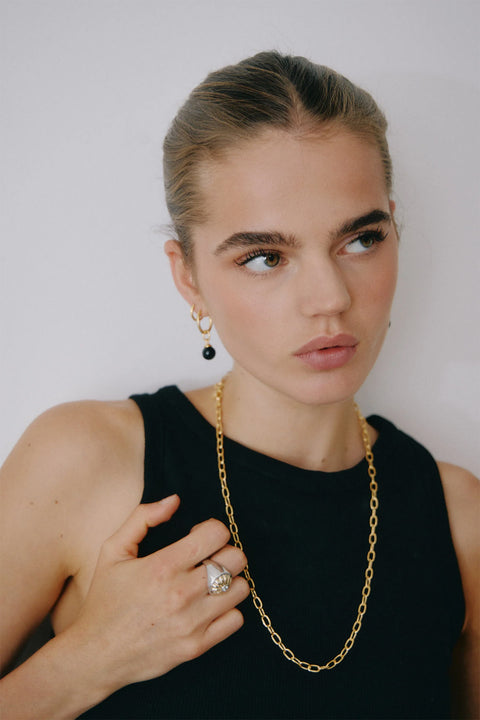 Halskjede - Cable Necklace II 60cm Plated