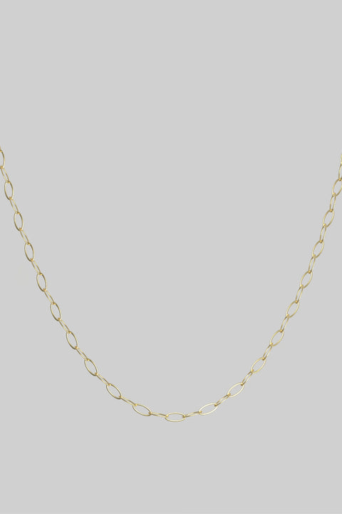 Halskjede - Cable Necklace I 80cm Plated