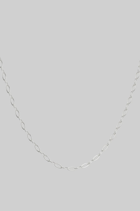 Halskjede - Cable Necklace I 80cm Silver