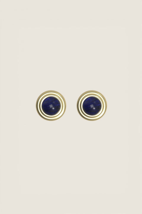 Øredobber - Lolly Studs Lapis Plated